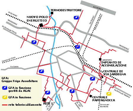 rete di teleriscaldamento Reggio Emilia