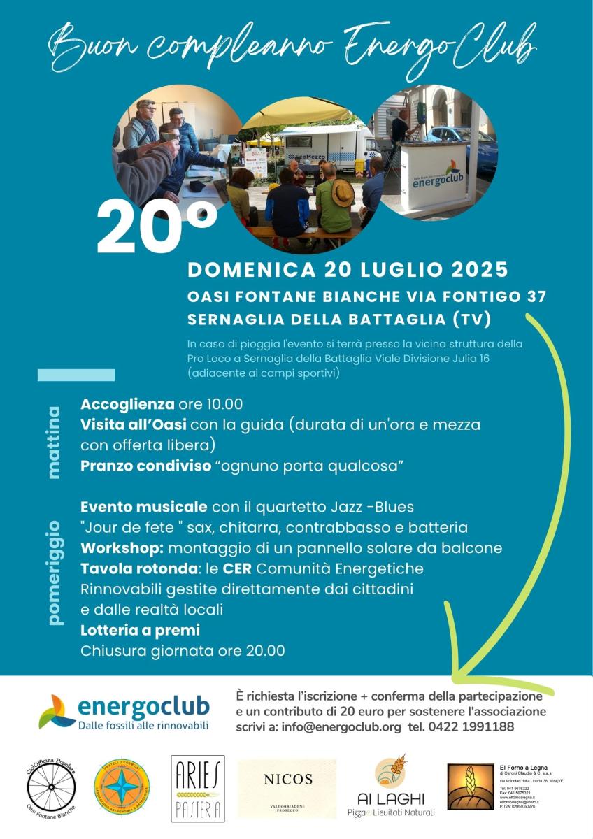 Buon compleanno EnergoClub